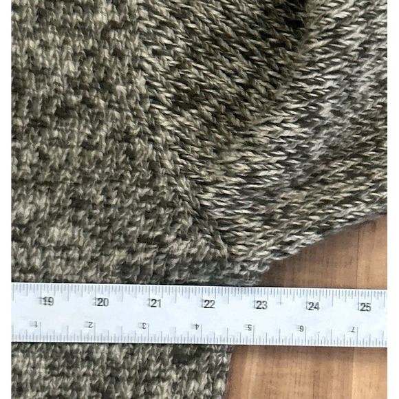 Vintage Polo Ralph Lauren Chunky Hand Knit Sweater Men's Size XL Green Ivory - Picture 6 of 9